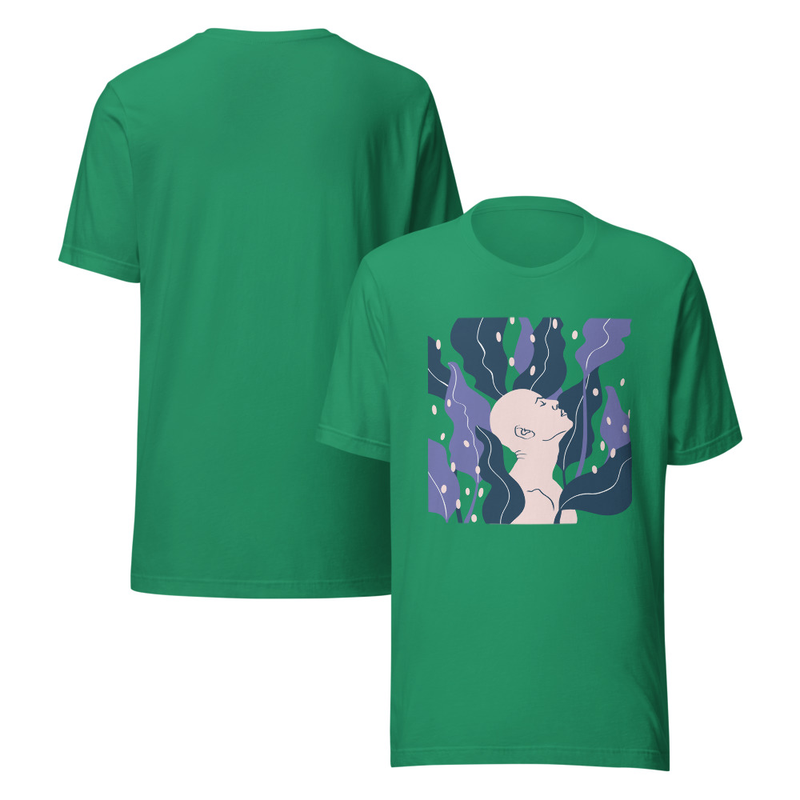 Ghrissi - Grünes Grafik-T-Shirt