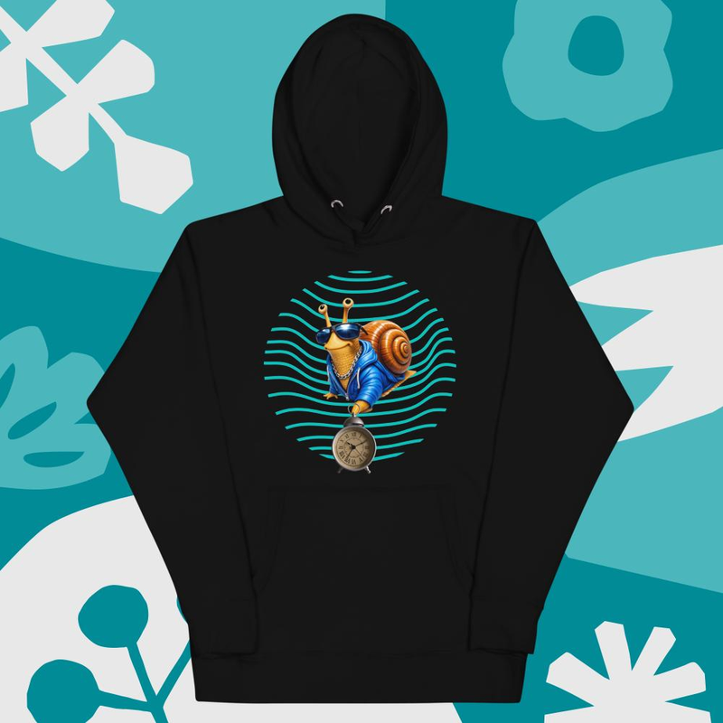 Unisex Hoodie Schneckenzeit