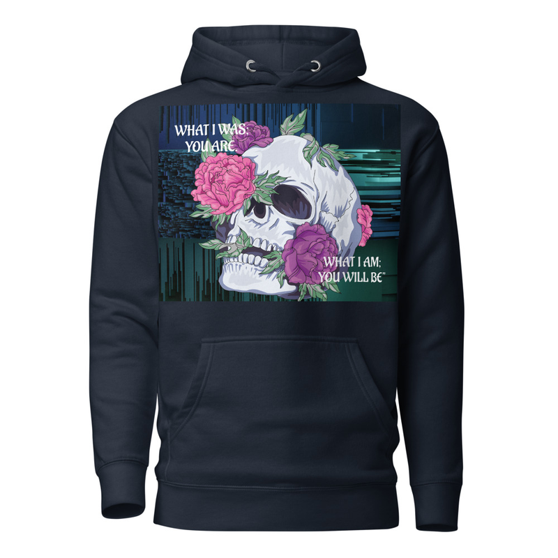 Ghrissii Unisex Hoodie - Skull & Roses Statement