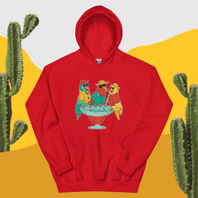 Unisex Hoodie 3 Vögel