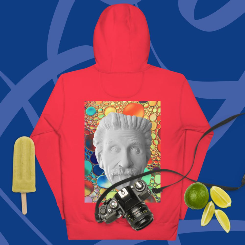Kreativer Kapuzenpullover mit Pop-Art-Motiv