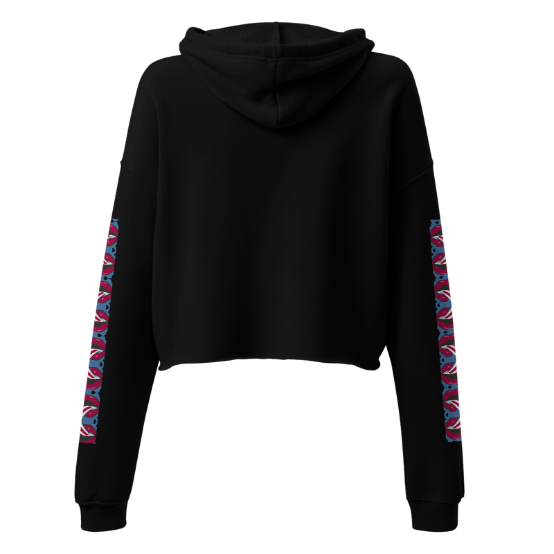 Ghrissi - Cropped Hoodie mit USA-Print