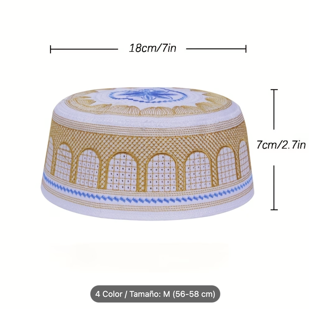 Gorra Kufi Musulmana para Hombres