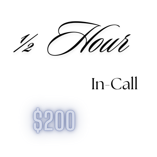 Deposit In-Call/Half Hour