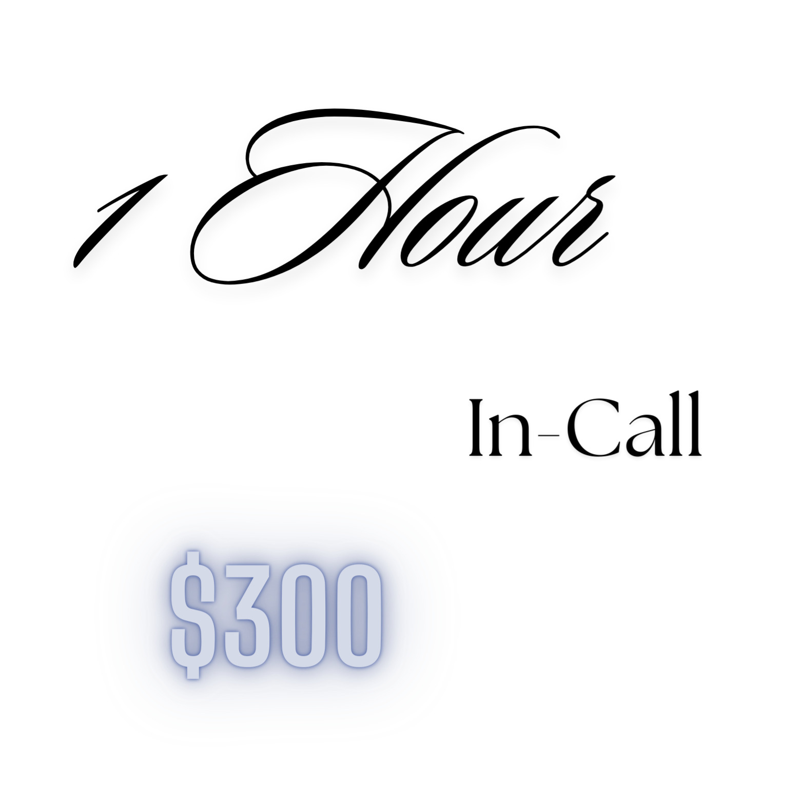 Deposit In-Call/1 Hour