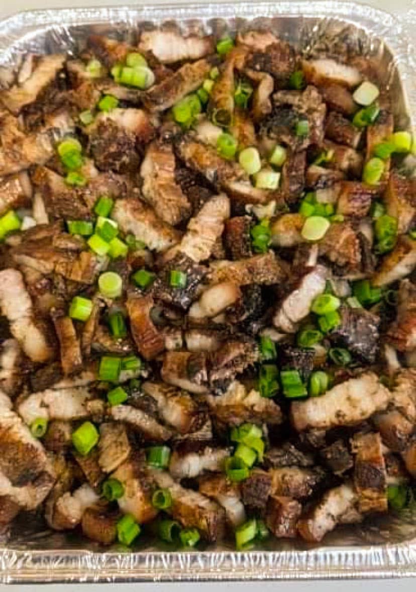 Grilled Pork Belly Tray