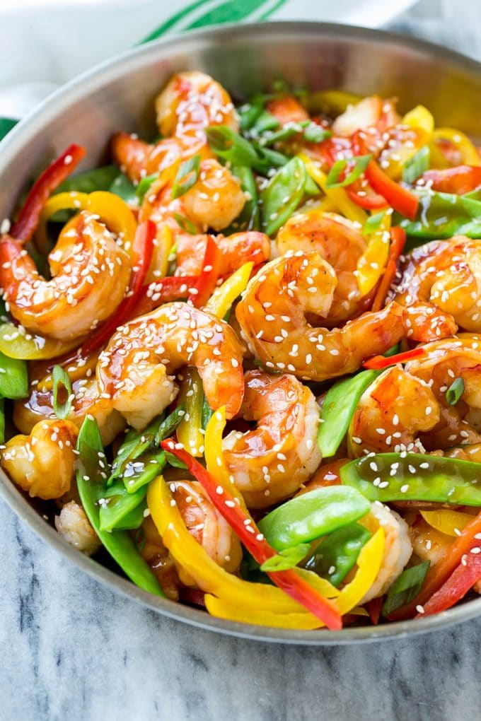 Stir-Fried Shrimp with Vegetables