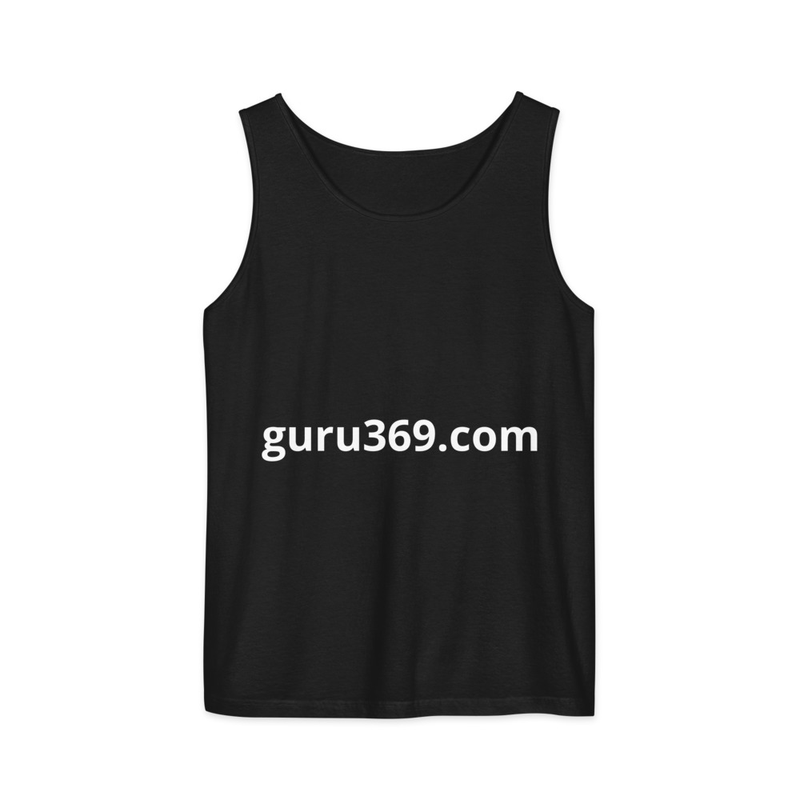 Unisex garment-dyed tank top