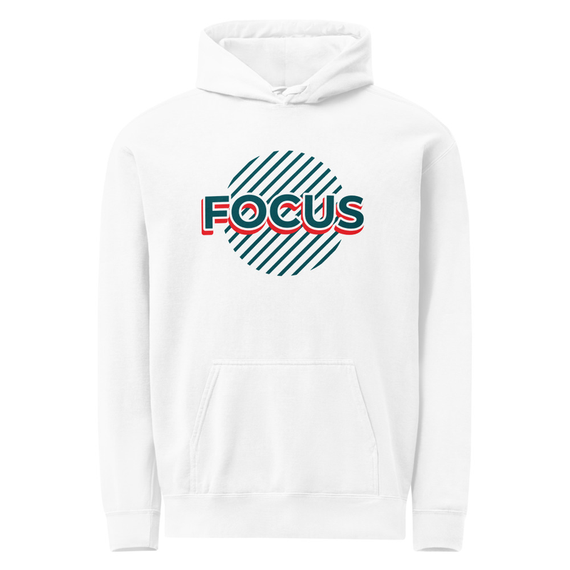 Unisex garment-dyed hoodie