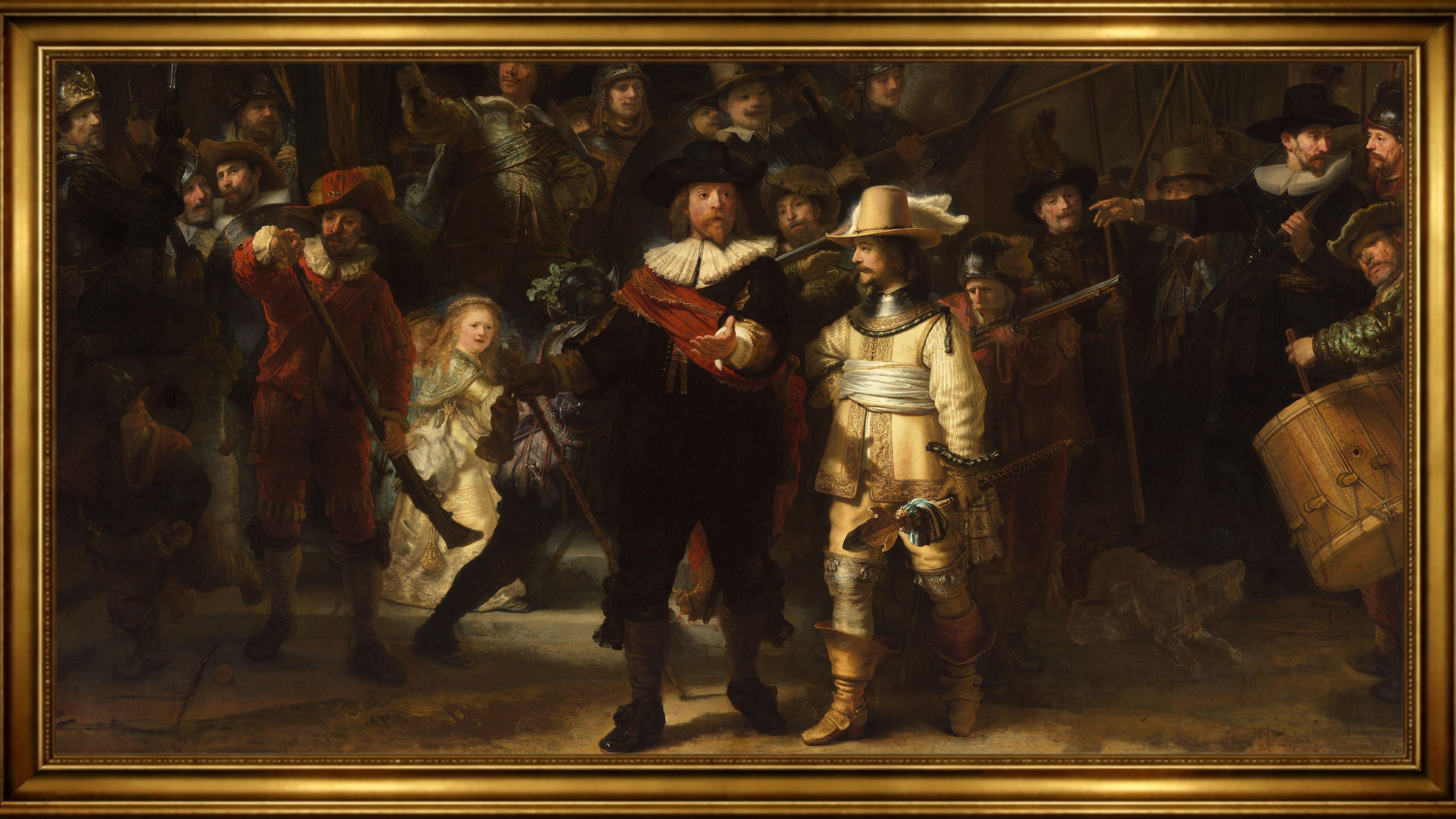 Rembrandt "The Night Watch" (1642) | 4K Samsung Frame TV Art & Wallpaper