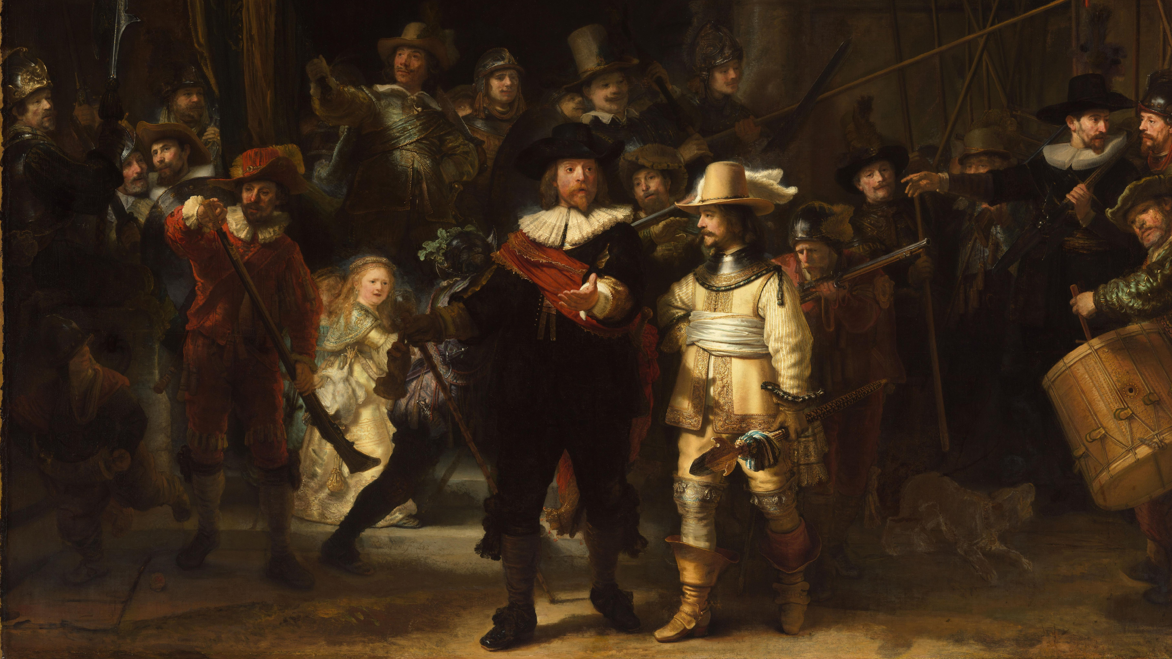 Rembrandt "The Night Watch" (1642) | 4K Samsung Frame TV Art & Wallpaper