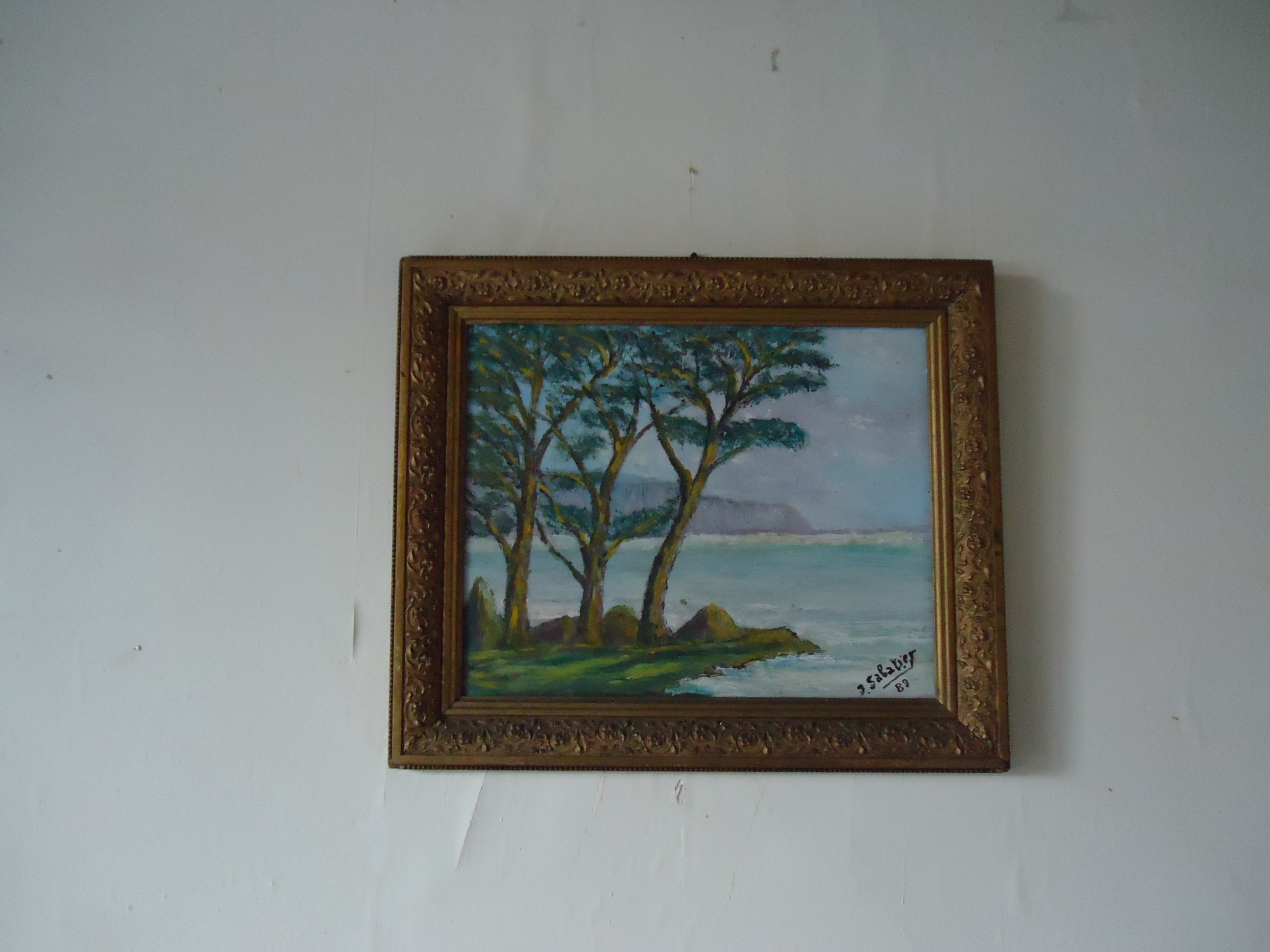 Tableau paysage encadré