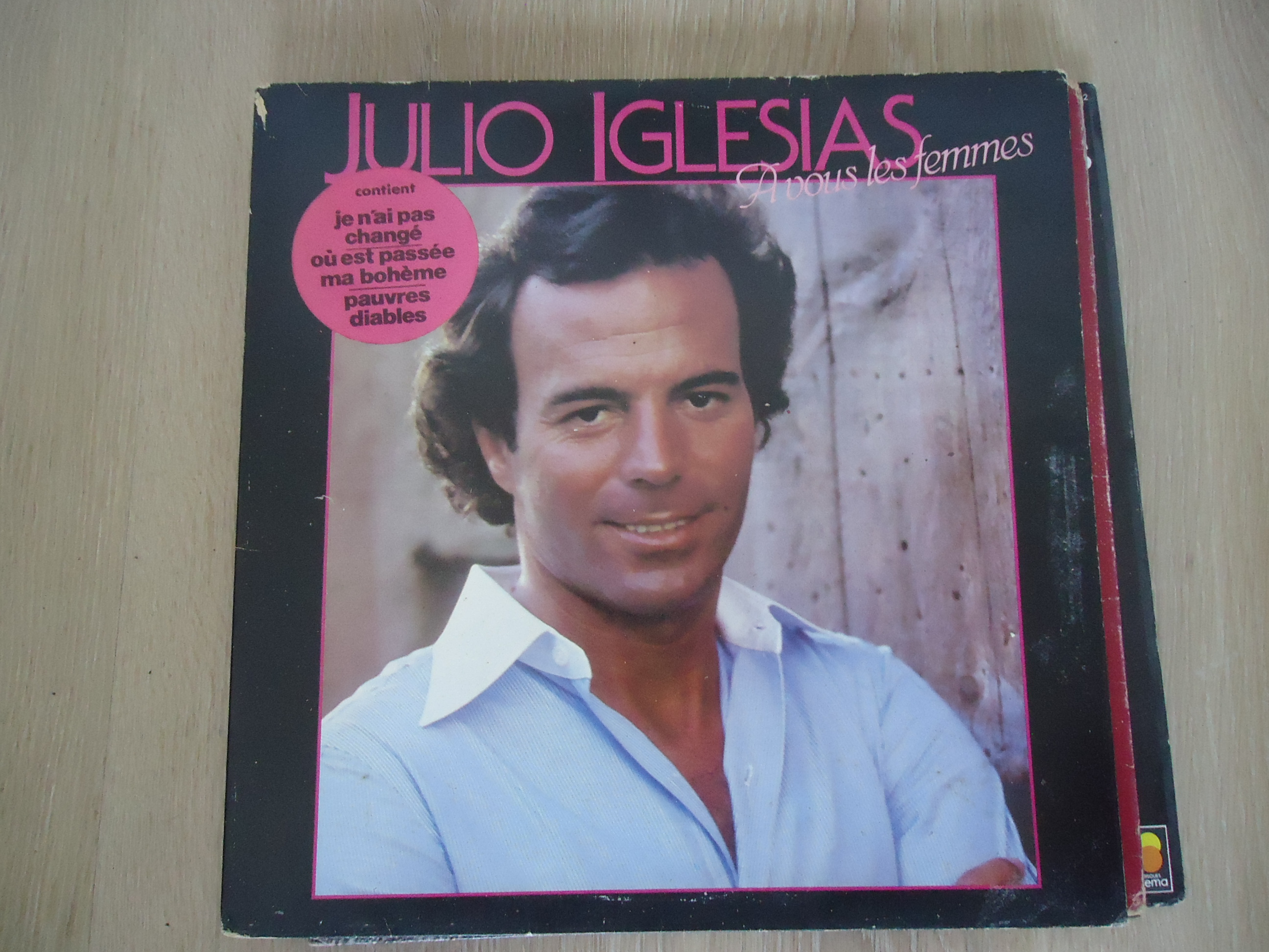 Album vinyle Julio Iglesias – à vous les femmes