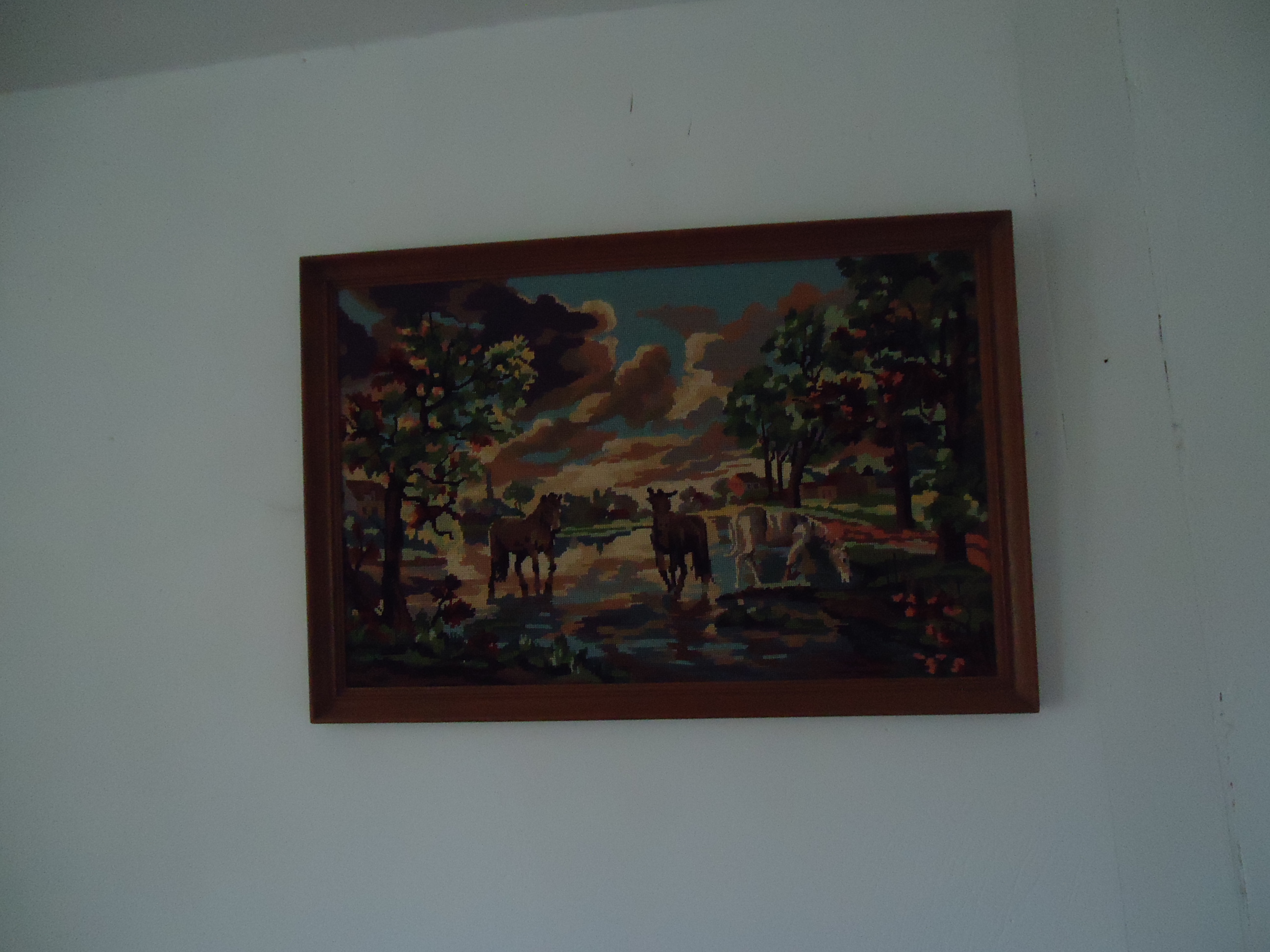 Tableau peint à la main