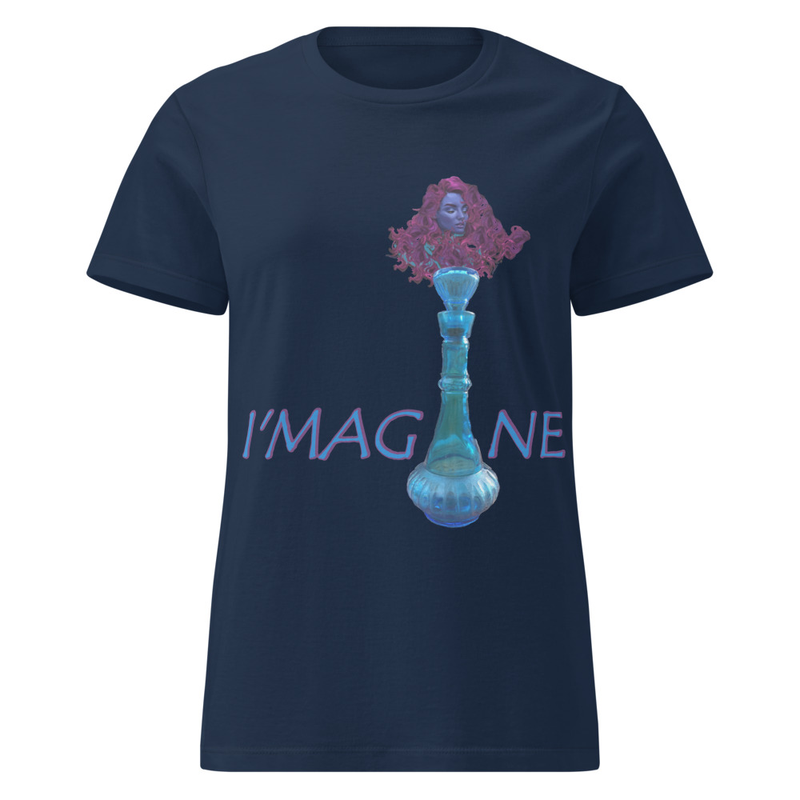 I’magine – Womens Wordplay Graphic T‑Shirt | Eteemology