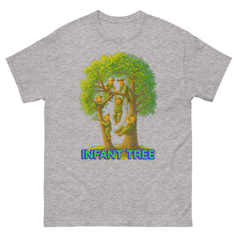 Infant Tree – Unisex Wordplay Graphic T‑Shirt | Eteemology