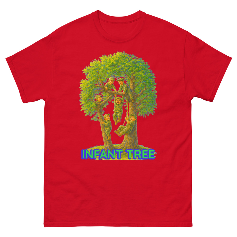 Infant Tree – Unisex Wordplay Graphic T‑Shirt | Eteemology