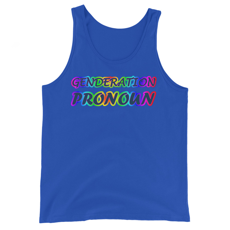 Genderation Pronoun 1 Unisex Tank