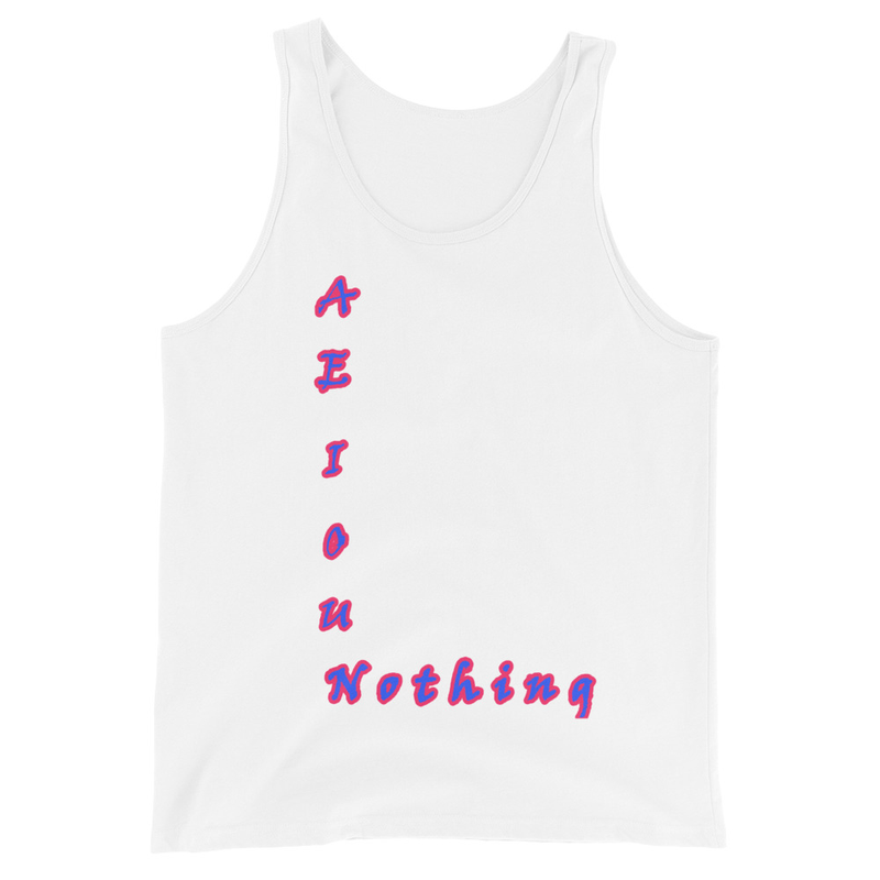 aeiouNothing – Wordplay Graphic T‑Shirt | Eteemology
