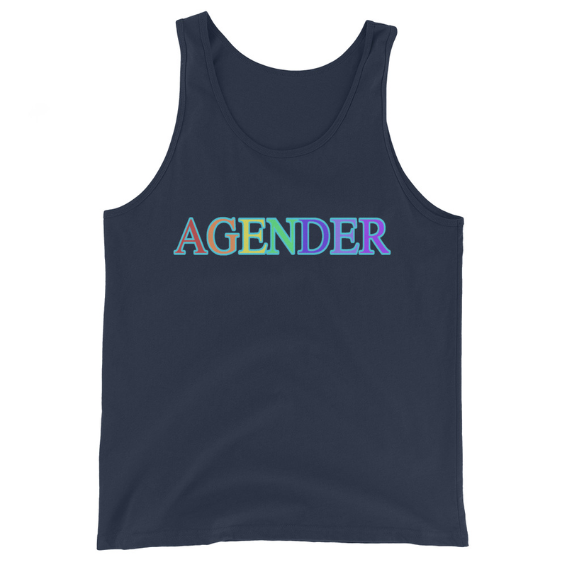 Agender – Wordplay Graphic T‑Shirt | Eteemology
