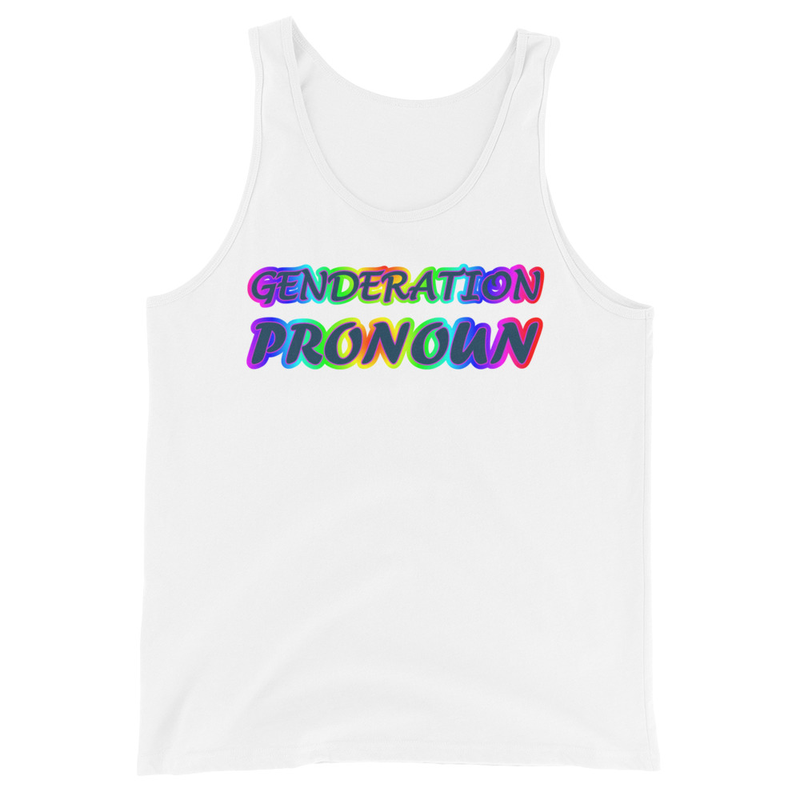 Genderation Pronoun 1 Unisex Tank