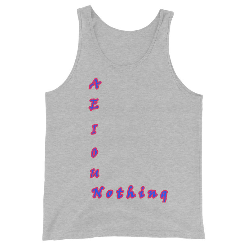 aeiouNothing – Wordplay Graphic T‑Shirt | Eteemology