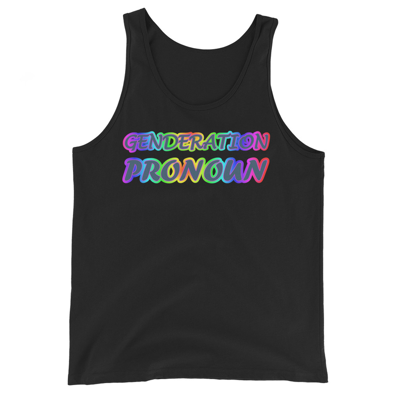 Genderation Pronoun 1 Unisex Tank