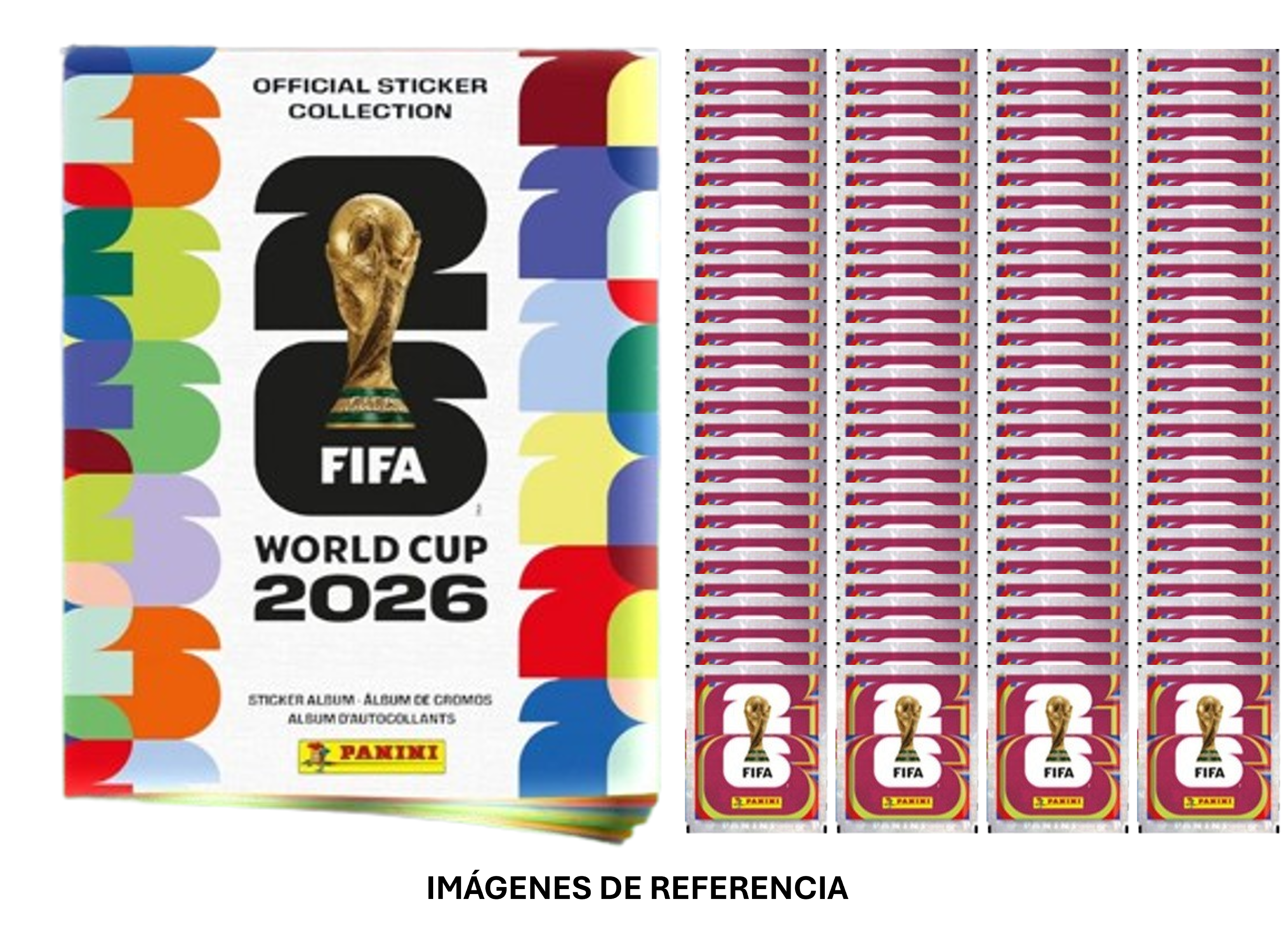 Preorden Mundial 2026 Album Pasta Blanda + Set a Pegar 980 Laminas