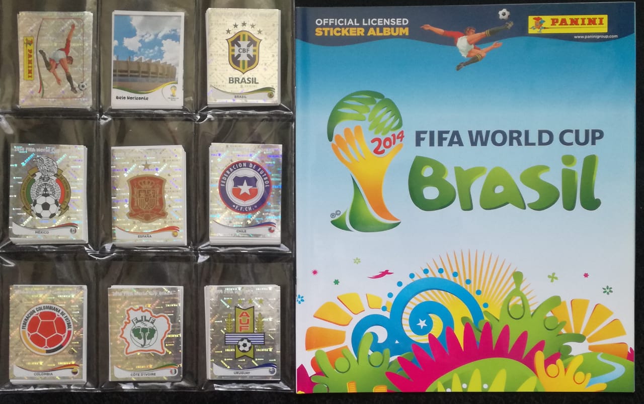 Set a Pegar Brasil 2014 + Album Pasta Blanda