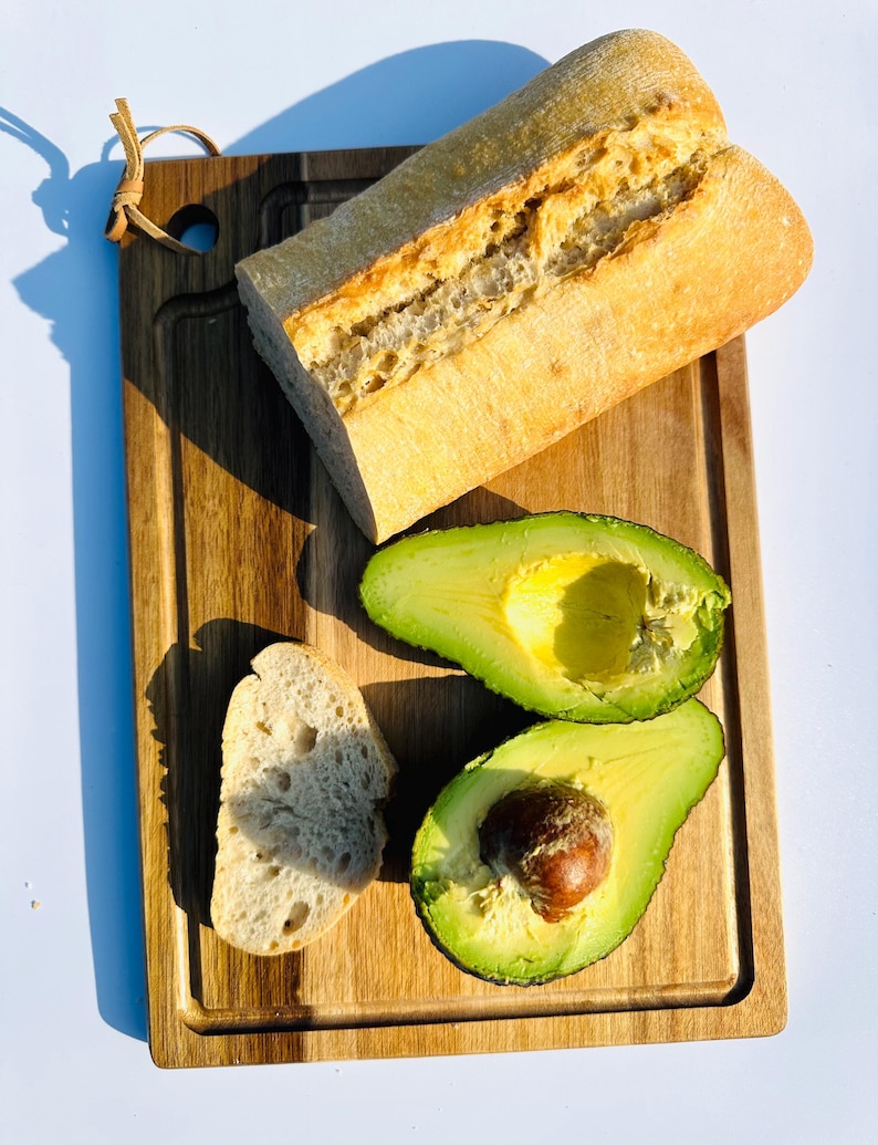 Wooden Cutting Board 13x9 inches | Personalized Engraved Chopping Board | Handmade Kitchen Board | Rustic Serving & Cheese Board