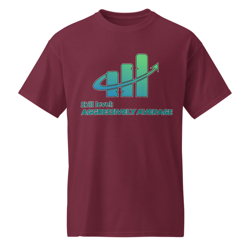 "Skill Level: Aggressively Average" DryBlend® Shirt