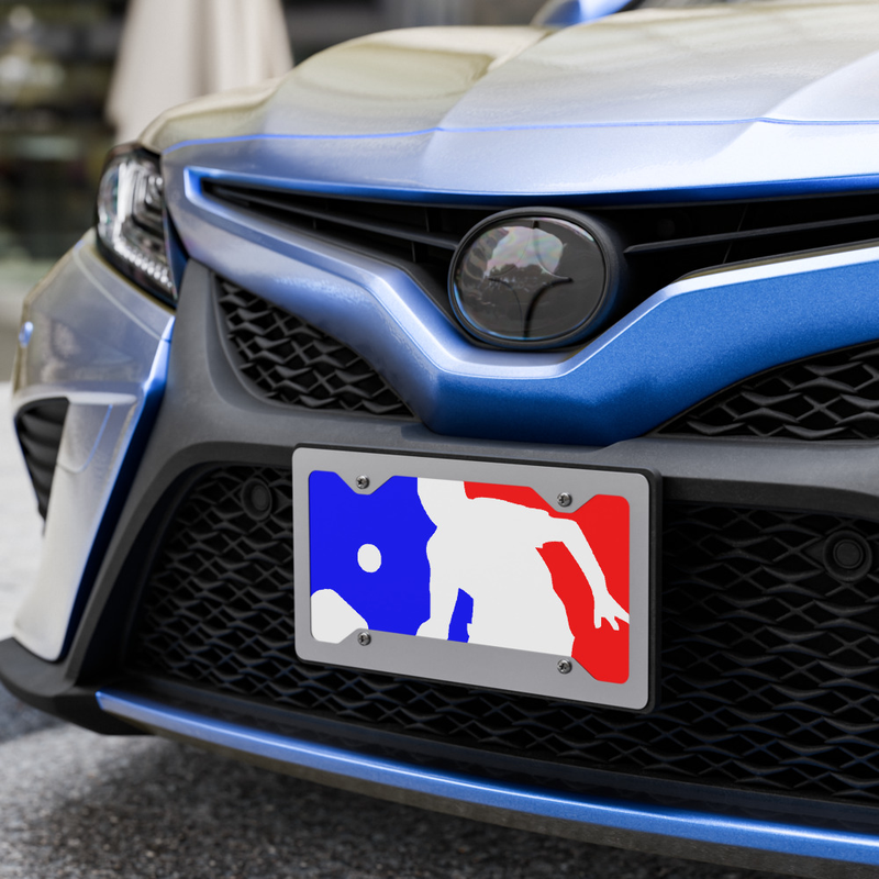 Un-Official Men's Pickleball logo Vanity license plate