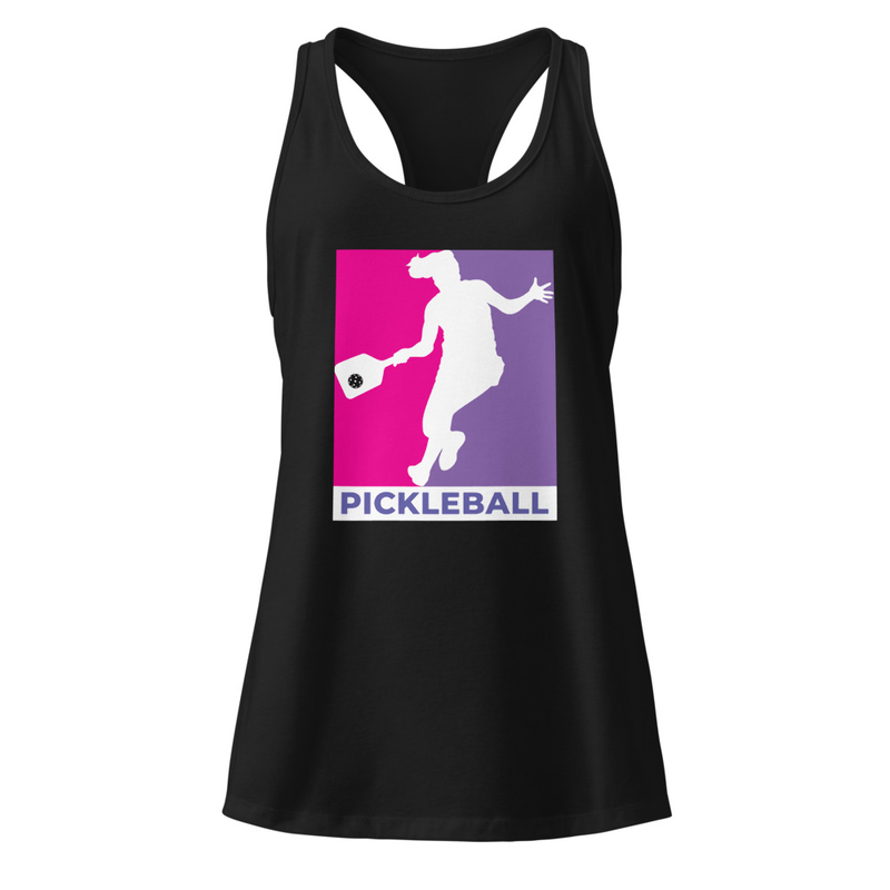 Un-Official Women's Pickleball Logo Women’s Fitted Racerback Tank Top