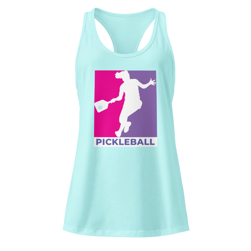 Un-Official Women's Pickleball Logo Women’s Fitted Racerback Tank Top