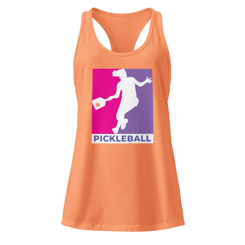 Un-Official Women's Pickleball Logo Women’s Fitted Racerback Tank Top