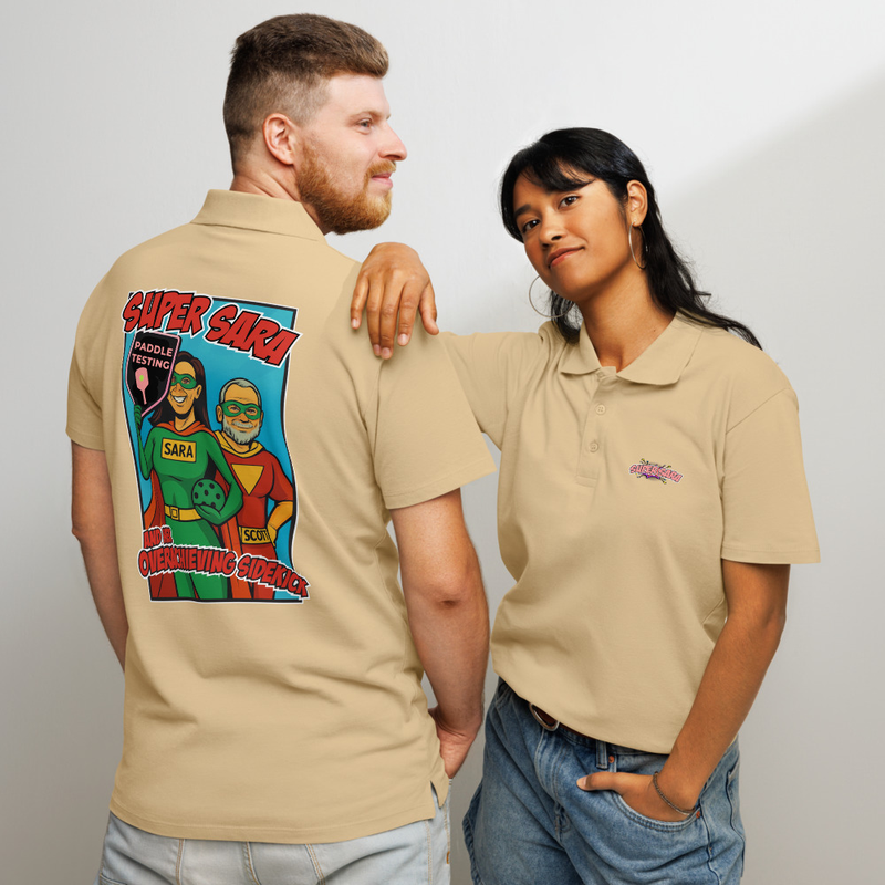 "Super Sara" Premium Pique Polo Shirt