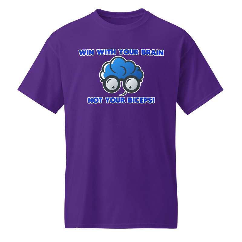 "Win With Your Brain - Not Your Biceps" DryBlend® Shirt 