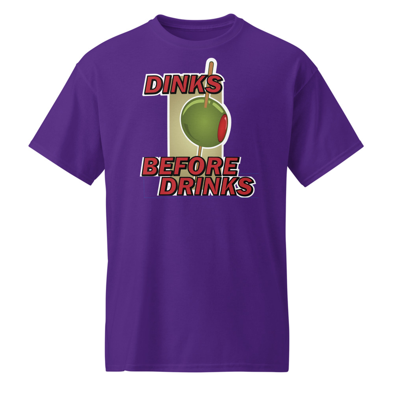 "Dinks Before Drinks" (Highball) DryBlend® Shirt