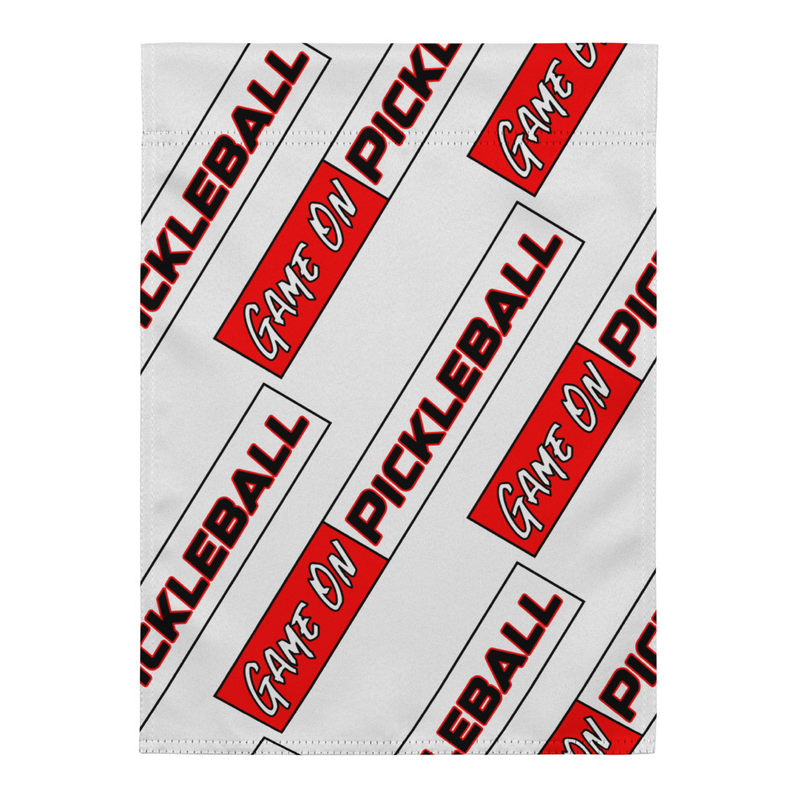 Game On Pickleball Logo Garden Flag