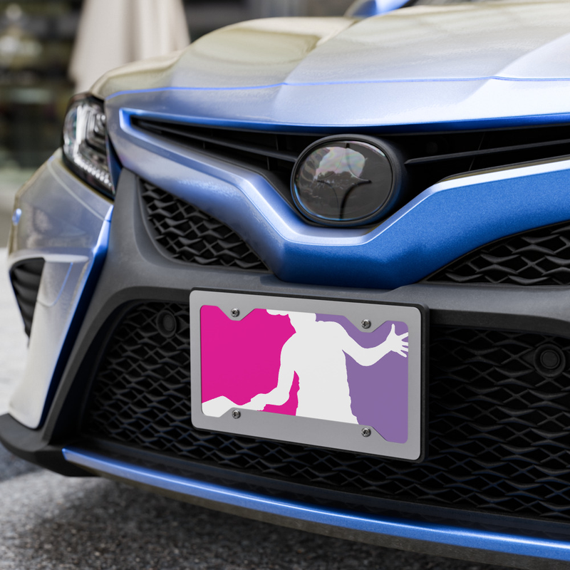 Un-Official Women's Pickleball logo Vanity license plate