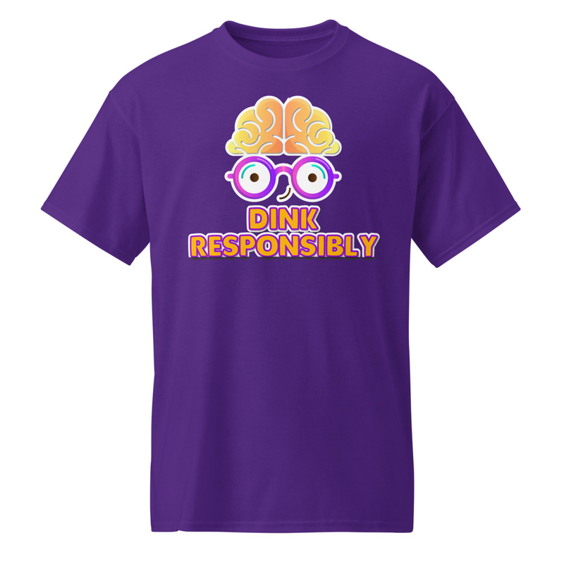 "Dink Responsibly" DryBlend® Shirt