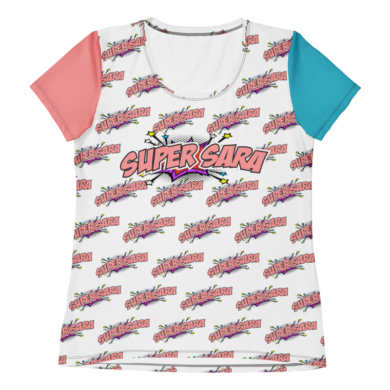 "Super Sara" The Women's Athletic All-Around Shirt