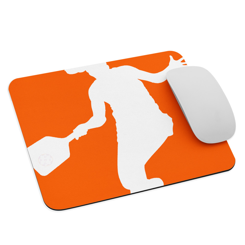 Un-Official Women's Pickleball Logo (Orange Variant) Mouse Pad