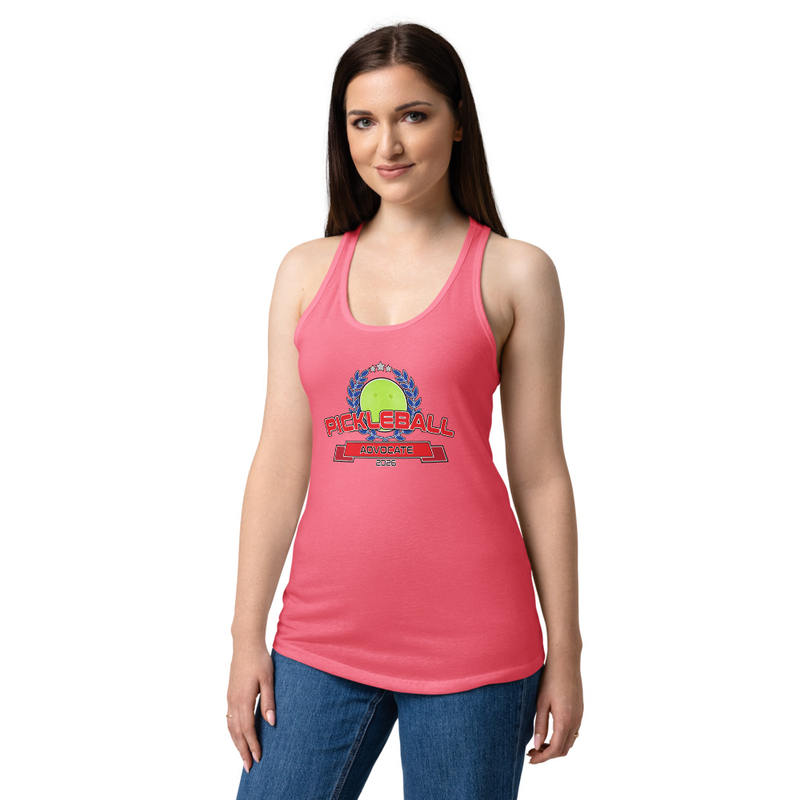 EXCLUSIVE Pickleball Advocate Women’s Fitted Racerback Tank