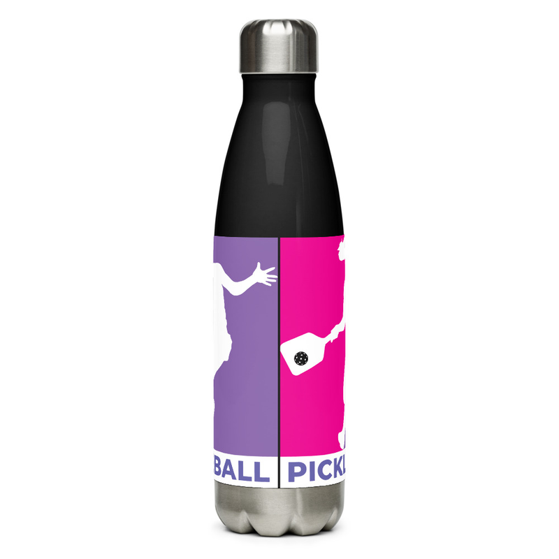 Un-Official Women's Pickleball Logo Stainless Steel Water Bottle