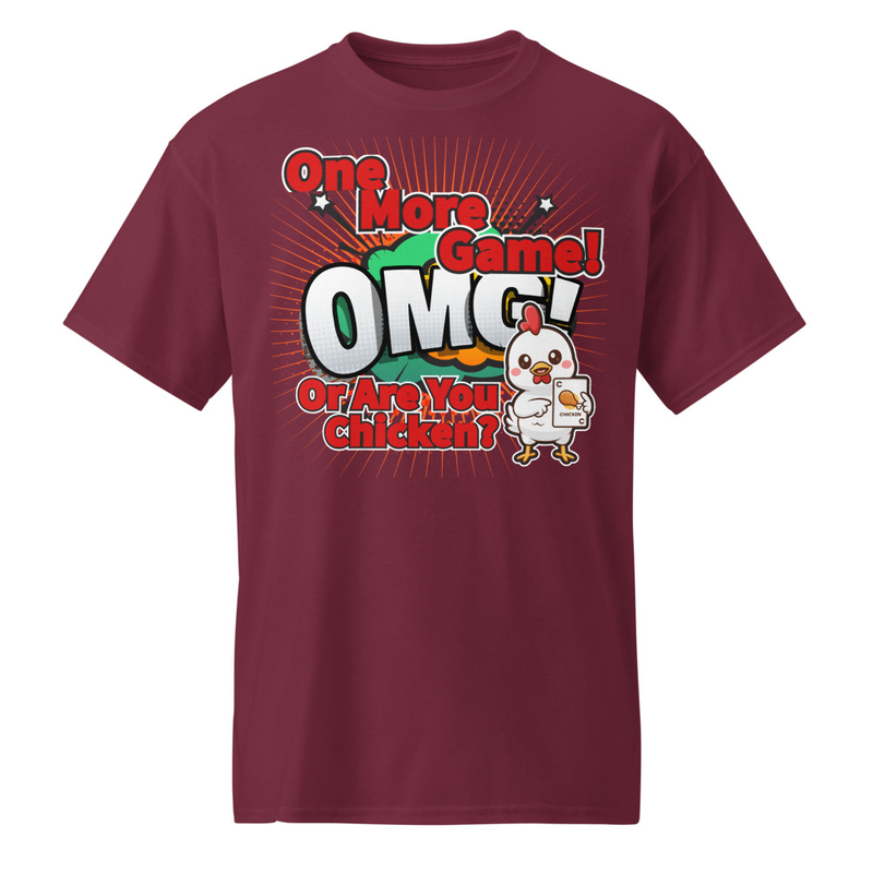 "One More Game! Chicken?" DryBlend® Shirt