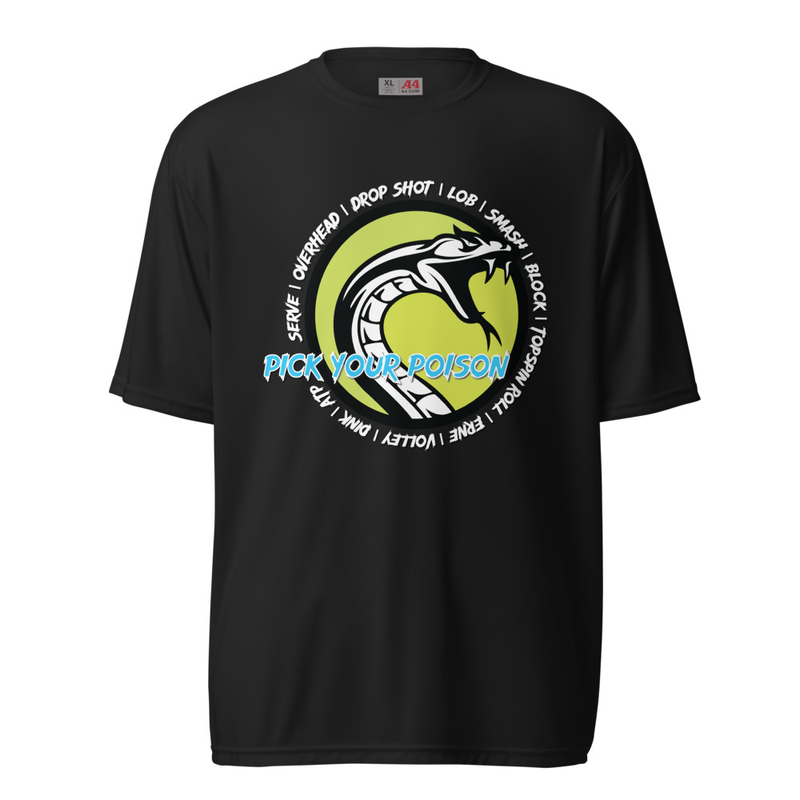 "Pick Your Poison" Unisex performance crew neck t-shirt