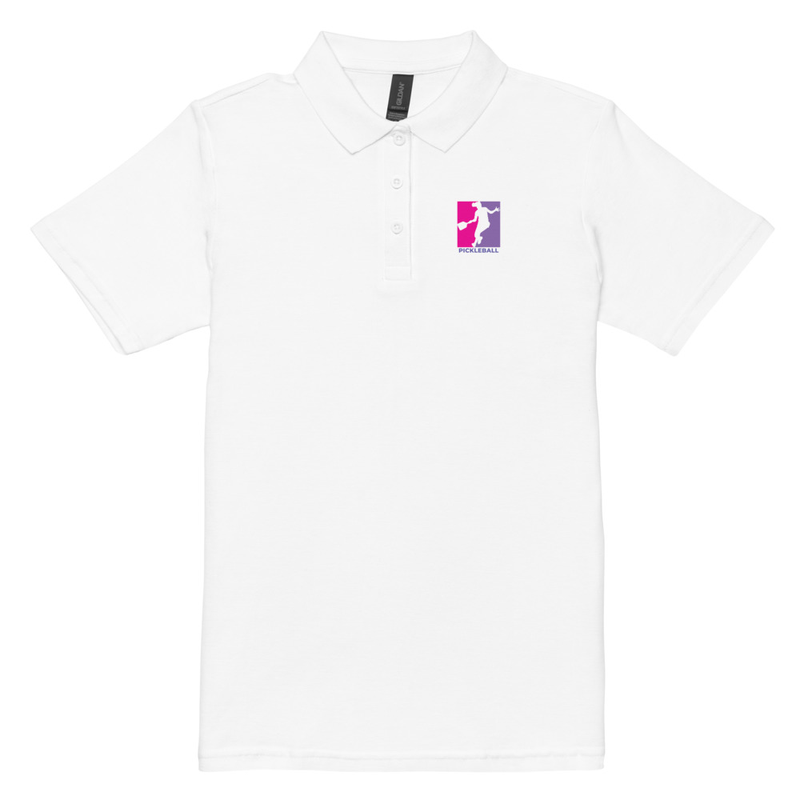 "Un-Official Women's Pickleball Logo Women’s Pique Polo Shirt