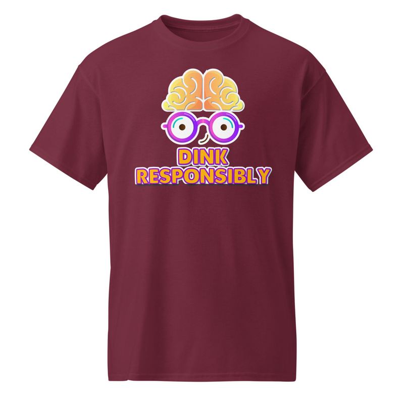 "Dink Responsibly" DryBlend® Shirt