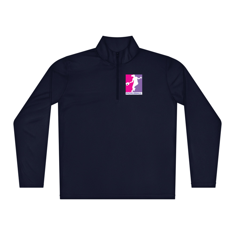 Un-Official Women's Pickleball Logo Lightweight Quarter-Zip Pullover